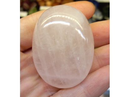 Růzenin/Rosequartz Mydlo kámen/Soap Stone 4,5cm 2