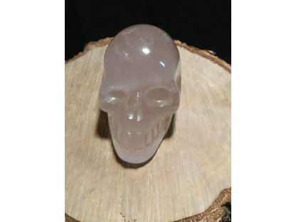 Skull Rosequartz, 6.5cm 