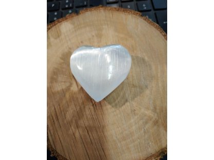 Selenite Srdce,Heart,Herz-4cm