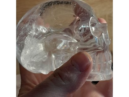 Bergkristall schädel Brazilien 8cm