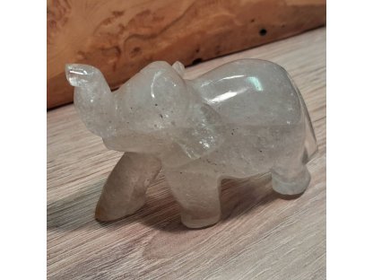 Slon/Elephant/ Křistál/Crystal  8cm 3 ks/stk/pieces LOT