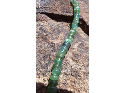 Smaragd /Emerald Korale/Necklace/Halskette 4-5mm