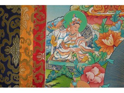 Specialny Thangka malování Velký 8 manifestací Guru Padmasambhava 2
