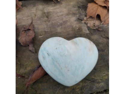 Srdce/Heart/Herz Karibisky Kalcite/Carribean Calcite 7cm extra