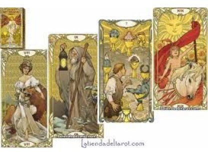 Tarot Golden Art Nouveau/Zlaty Giulia F.Massaglia Mini 2