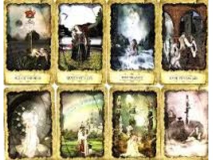 Tarot magického měsíce Kniha a 78 karet Moorová Barbara