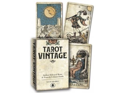 Tarot Rider Waite speciálny /special Vintage/vinobraní