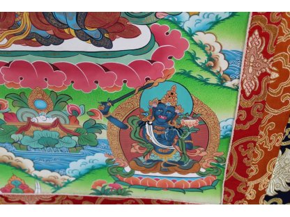 Thangka malování Maňdžušrí Mandala/Manjushrii/Zhambayang - z Nepalu 2