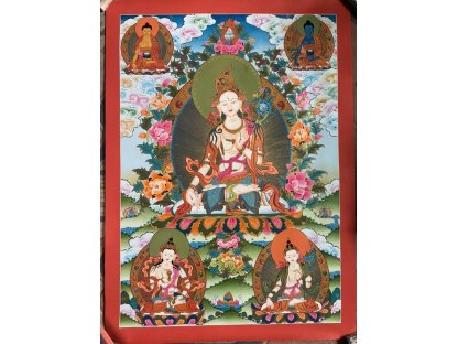 Thangka malovány Tara Mandala/Painting 70cm