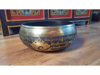 Tibetská mísa/Singing Bowl/Klangschalen astrologie zviřata /Mantra specialny 22cm 2