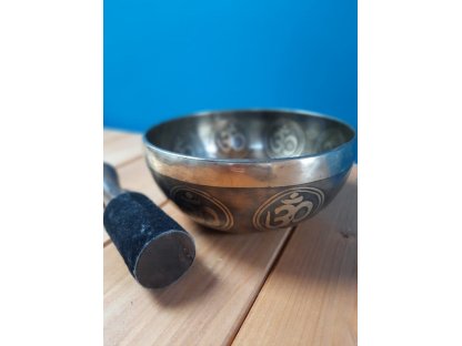 Tibetská mísa/Singing Bowl Om mantra 19cm