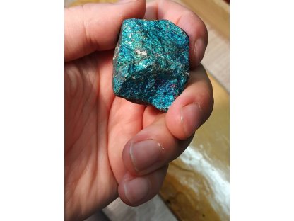 Chalkopyrite /Peacock ore - Mexico -4/5-cm