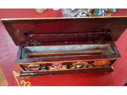 Incense wood  Burner Tibetan Monastery design 30cm