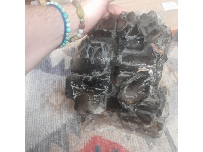 Zahněda křistál Elestial Extra Velky 30 cm