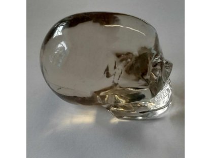 Schädel Rauch quartz Klares 4,5cm