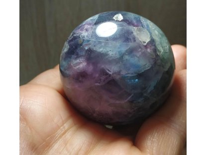 Zeleny ,purple,Violett Fluorite Koule,Sphere,Kugel 5cm
