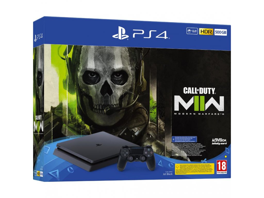 PlayStation 4 Slim 500GB + Call of Duty: Modern Warfare II