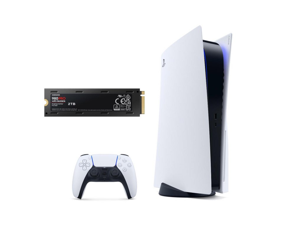 PlayStation 5 s rozšiřeným uložištěm (+2TB SSD)