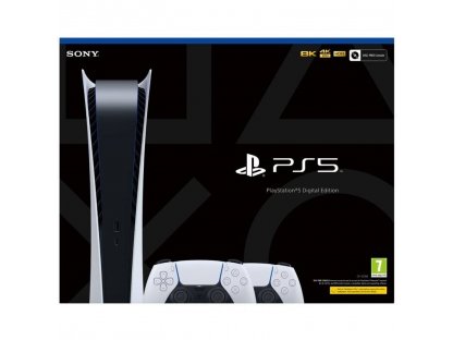PlayStation 5 Digital Edition + 2x DualSense Wireless Controller