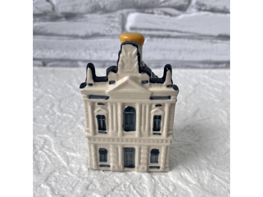 Amsterdamské domy. KLM Bols Delft Blue. / sada 2ks /