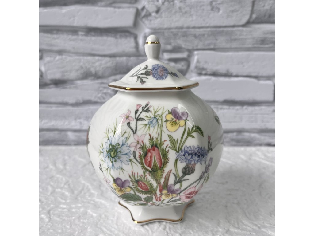 Cukřenka / dóza.  14 cm. Wild Tudor. Anglie.
