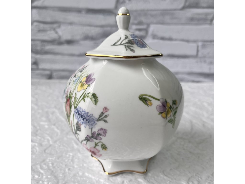 Cukřenka / dóza.  14 cm. Wild Tudor. Anglie.