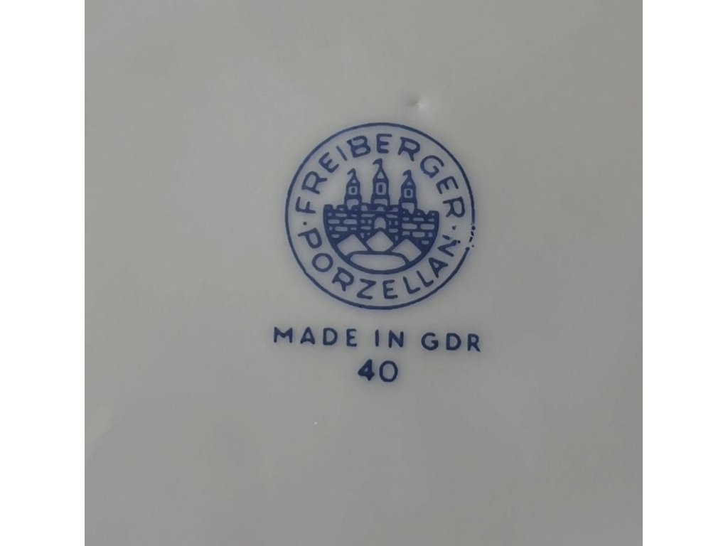 Korbel - Freiberger porzellan. GDR.