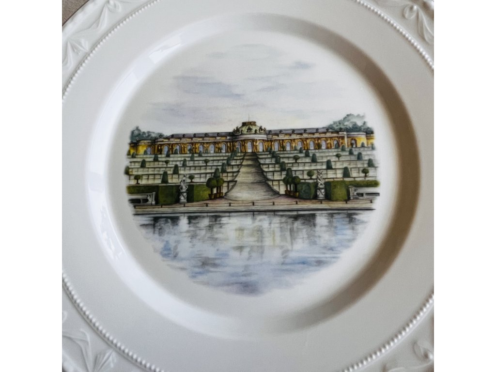 Talíř dekorační - servírovací  / KPM Berlin / Sanssouci