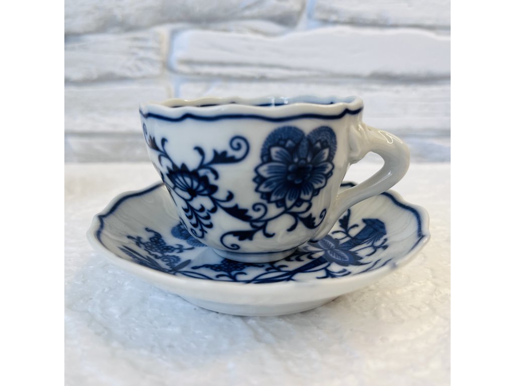 Miniaturní pár na kávu. 70 ml. Meissen.  