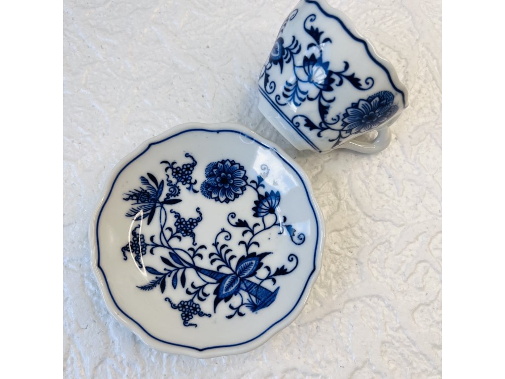 Miniaturní pár na kávu. 70 ml. Meissen.  