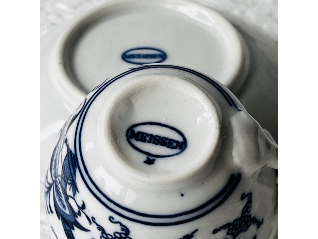 Miniaturní pár na kávu. 70 ml. Meissen.  