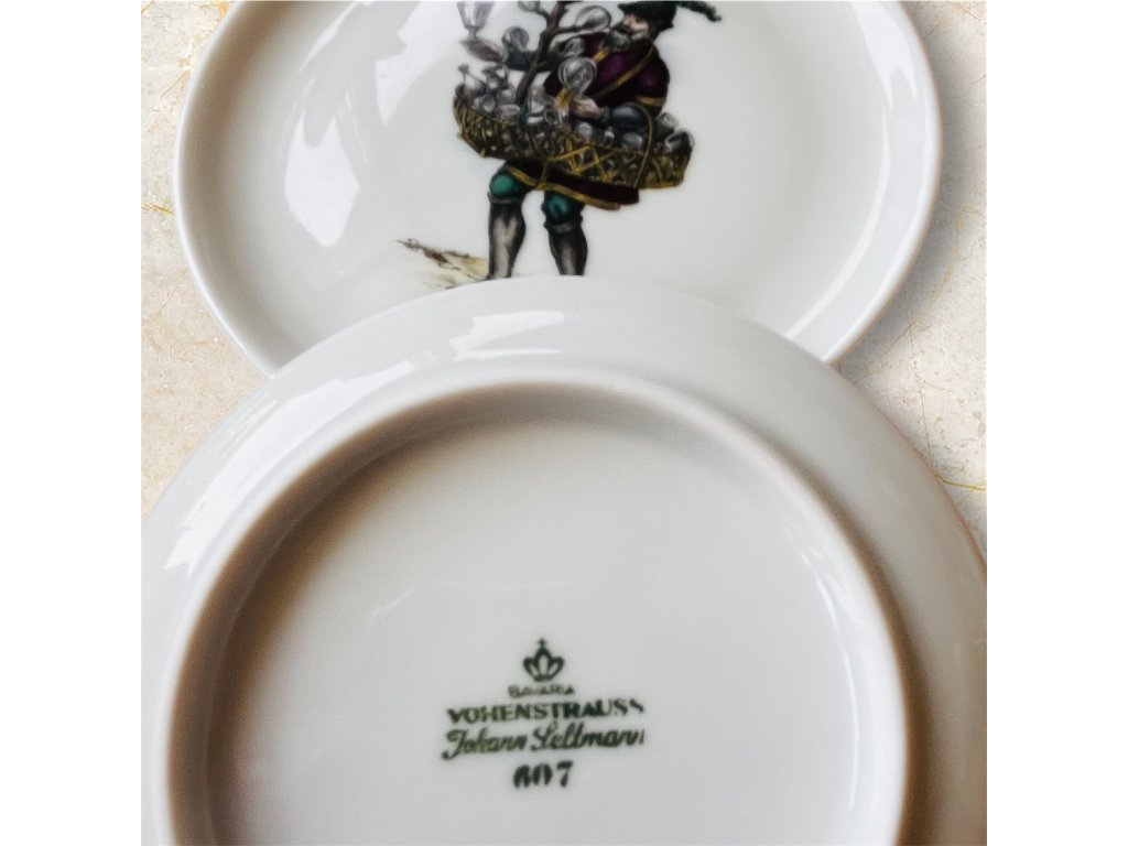 Talíř  mini, série „Paris 1600“. Bavaria. Sada 5 ks.
