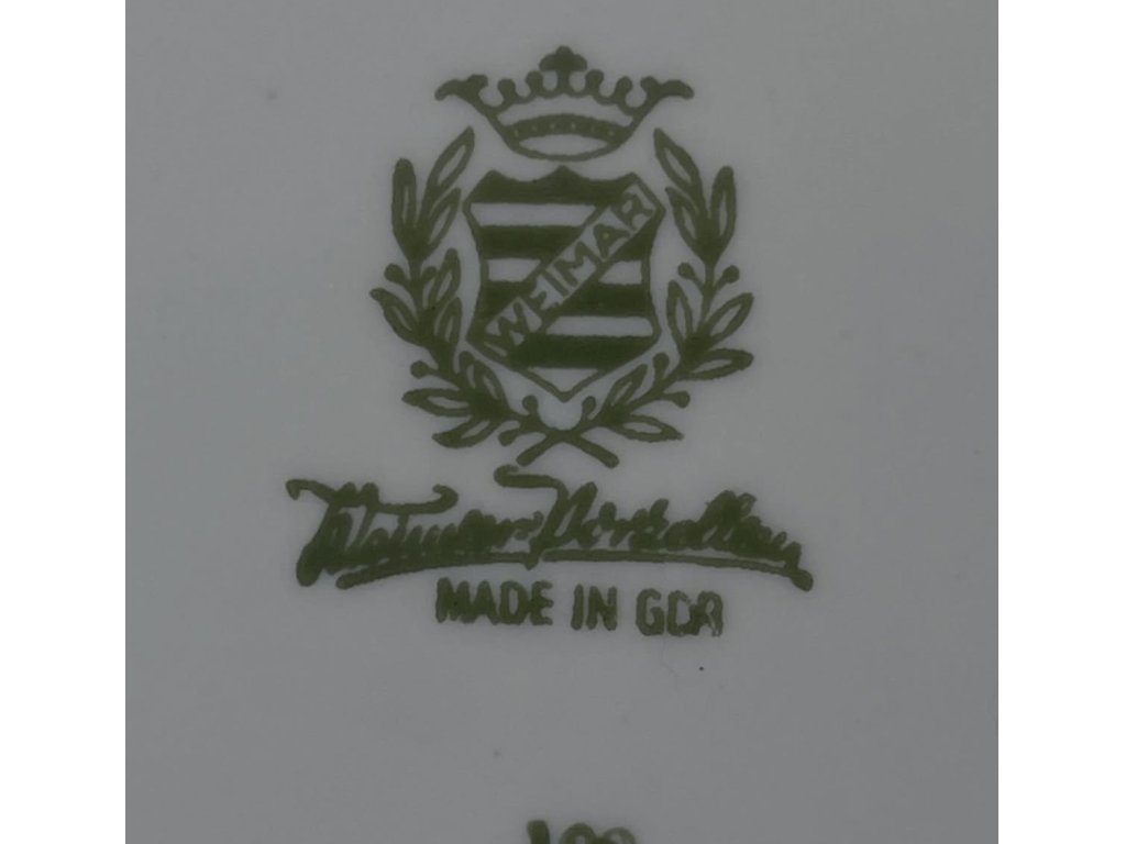 Porcelánová sada. Weimar. GDR