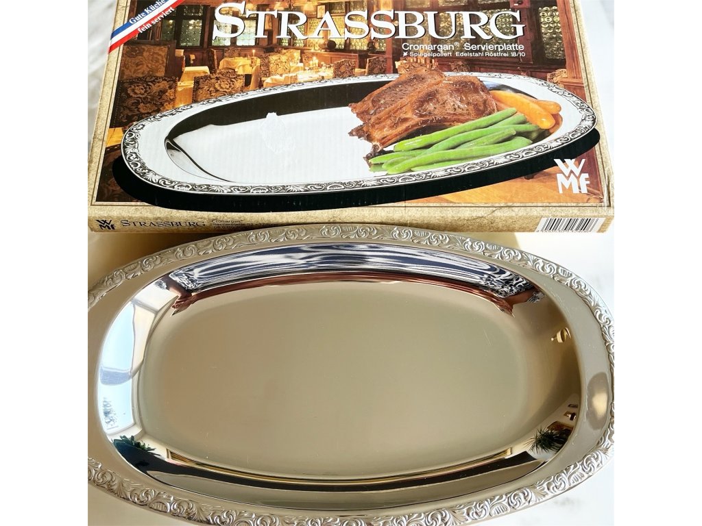 Servírovací talíř.  MWF Strassburg. 