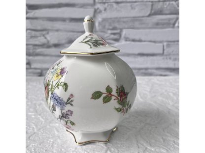 Cukřenka / dóza.  14 cm. Wild Tudor. Anglie.