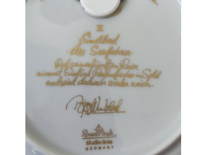 Dekorační talíř "Sindbad námořník". 16 cm. Rozental. Německo.
