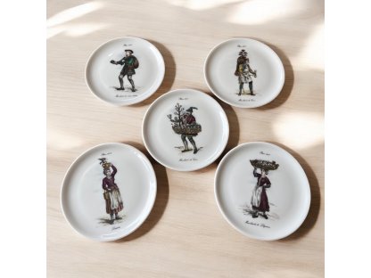 Talíř  mini, série „Paris 1600“. Bavaria. Sada 5 ks.