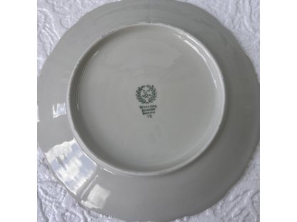 Talíř 19,5 cm. Winterling.  Kobalt, zlato.