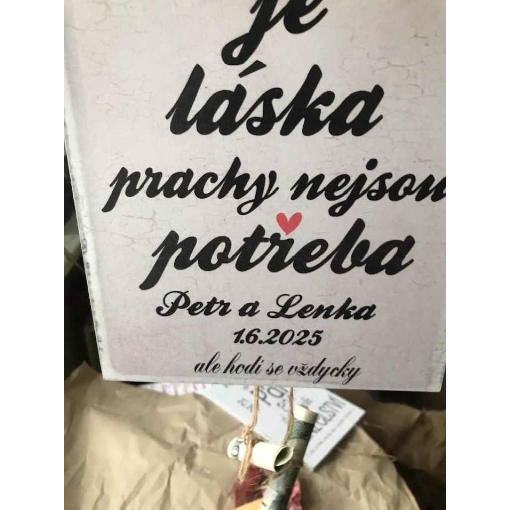 Obraz jak vtipně darovat peníze ke svatbě