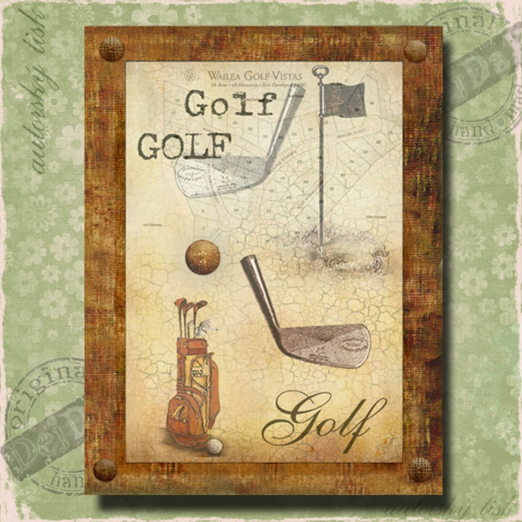 Obrazy golf IV.