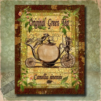 Obraz dekorace čaj