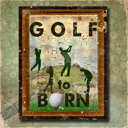 Obraz dekorace golf