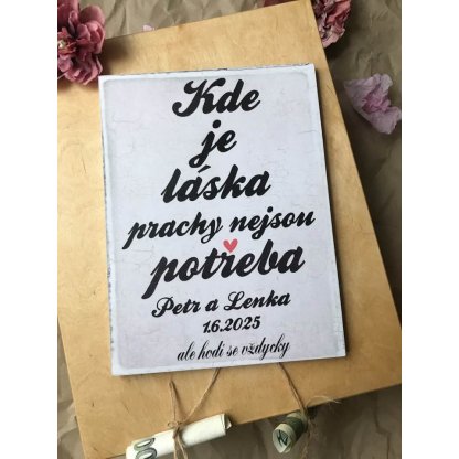 Obraz jak vtipně darovat peníze ke svatbě
