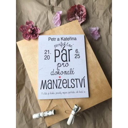 svatební dar peníze