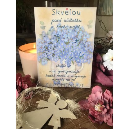 dárek pro učitelku na rozloučenou