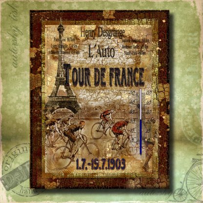 Teploměr dekorační v. Tour de France