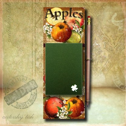 Zápisník dekorace jablka