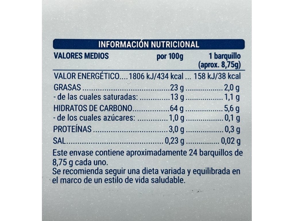 Barquillos Nata 0% azúcares añadidos 210g