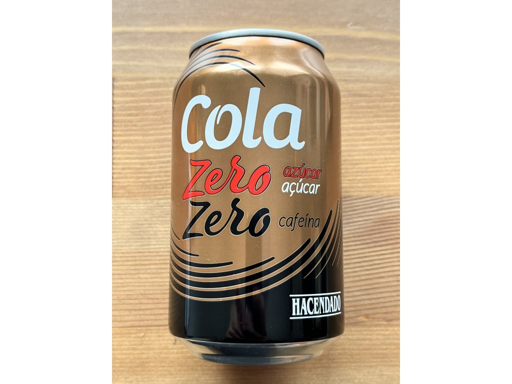 Cola zero bez kofeinu 330ml