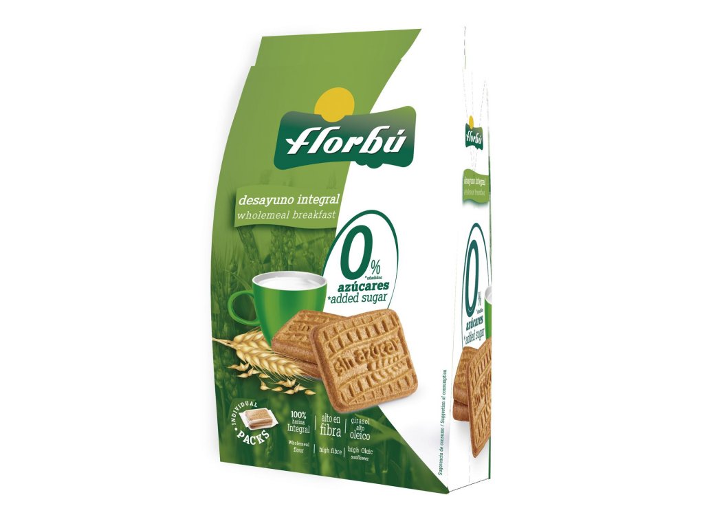 Florbú vlákninové sušenky bez cukru 350 g.